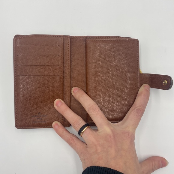 💯 AUTH. Louis Vuitton monogram Porte Monnaie billets viennois wallet - Picture 6 of 15